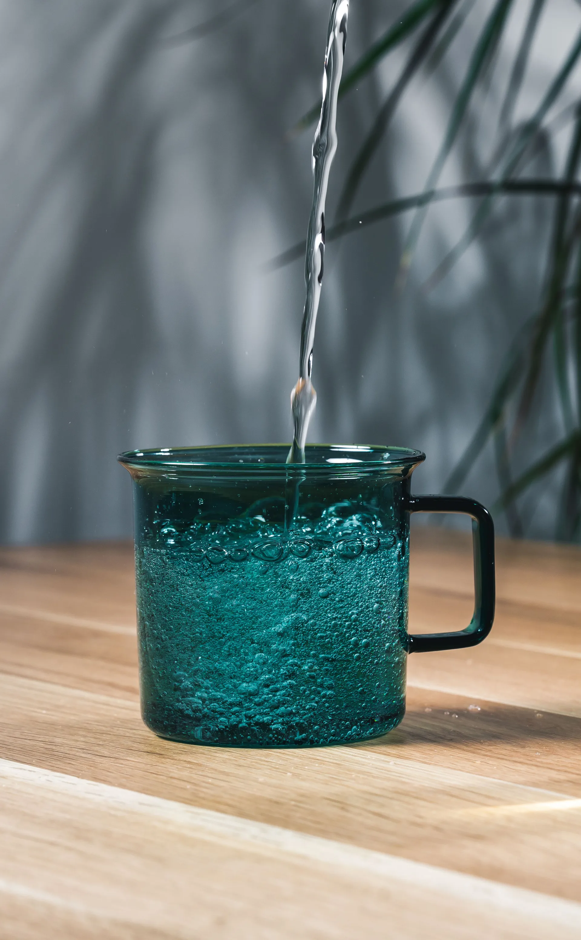 Mug en verre Muurla 35 cl, Teal Muurla