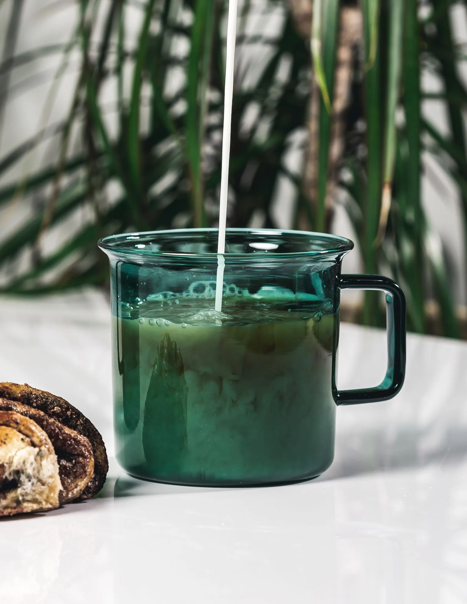 Mug en verre Muurla 35 cl, Teal Muurla