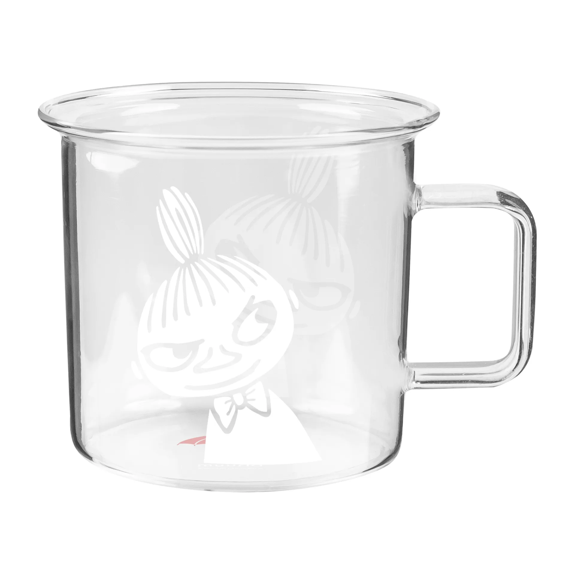Mug en verre transparent Moomin 35 cl, Little My Muurla