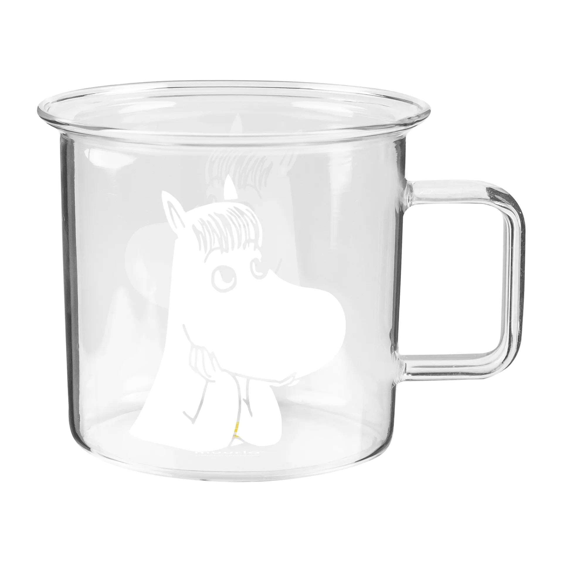 Mug en verre transparent Moomin 35 cl, Snorkmaiden Muurla