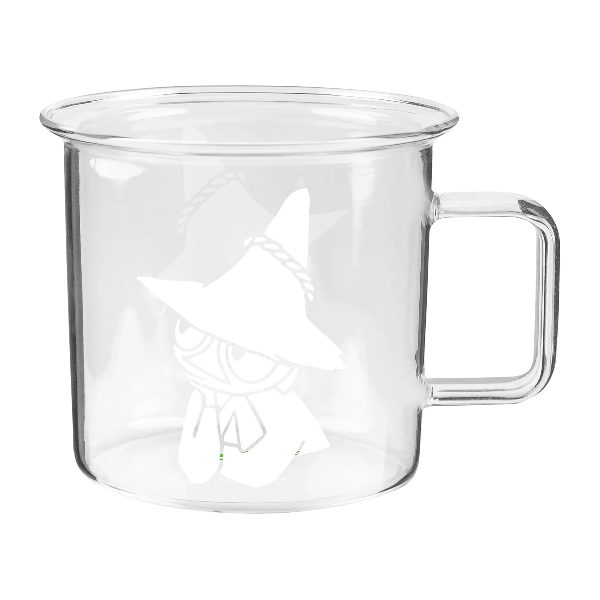 Mug en verre transparent Moomin 35 cl, Snufkin Muurla