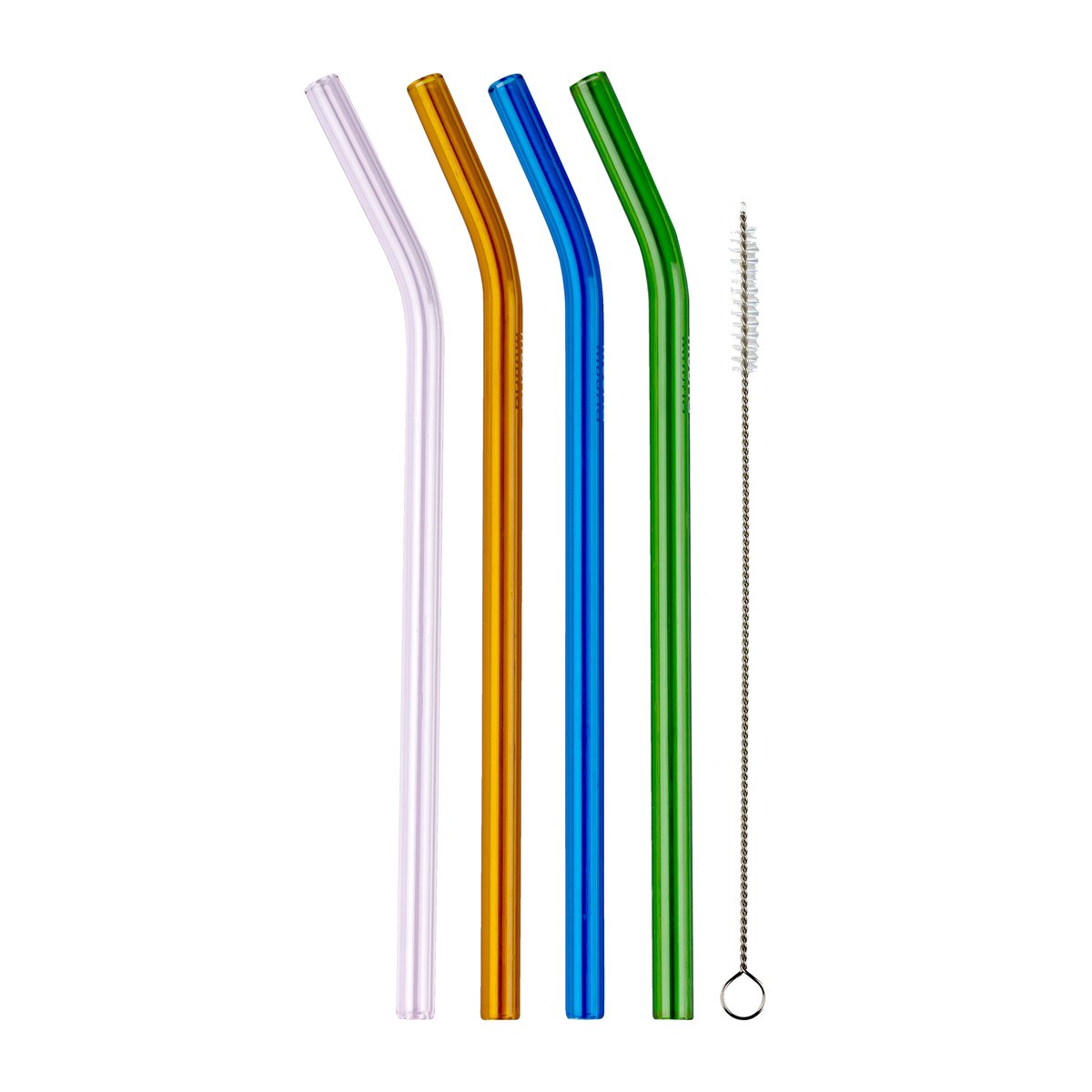 Muurla Pailles verre 4 pièces + brosse de nettoyage Muurla Multi