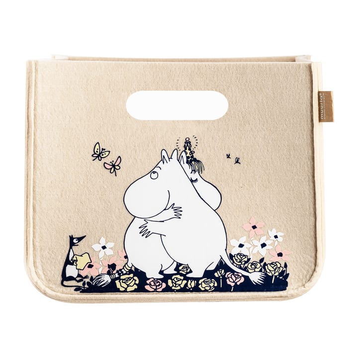 Panier de rangement Mumin Hug 26x26 cm - Beige - Muurla