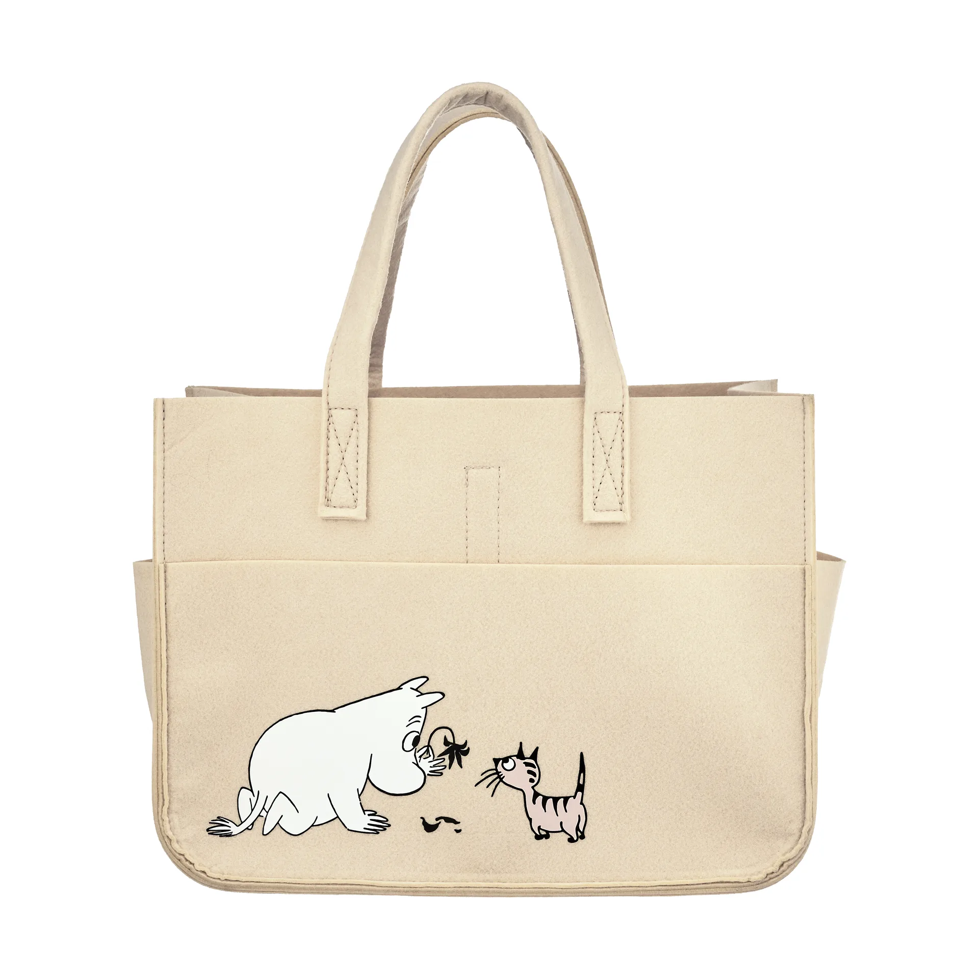 Panier de rangement Mumin pets 25x40 cm, Beige Muurla
