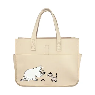 Panier de rangement Mumin pets 25x40 cm - Beige - Muurla