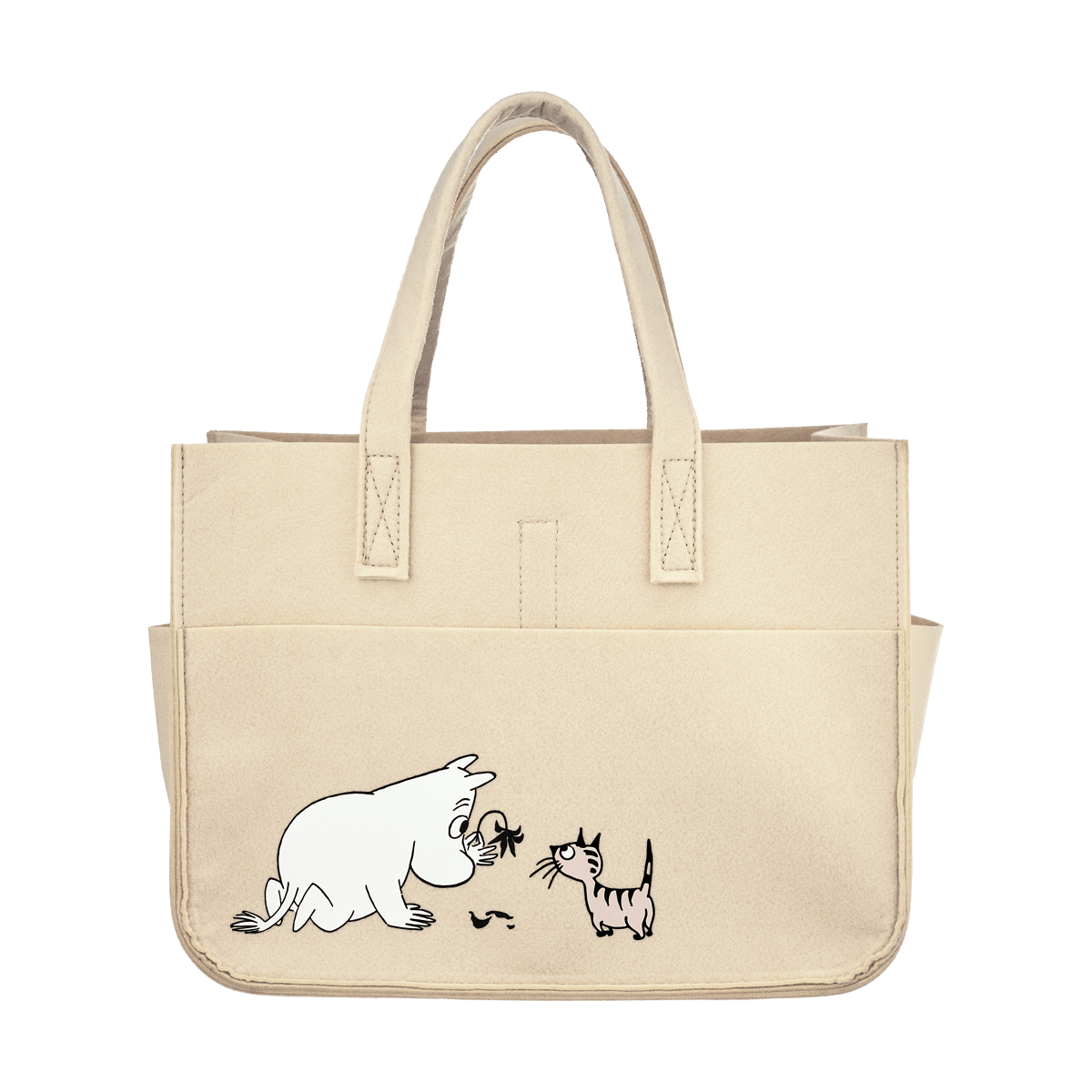 Muurla Panier de rangement Mumin pets 25x40 cm Beige