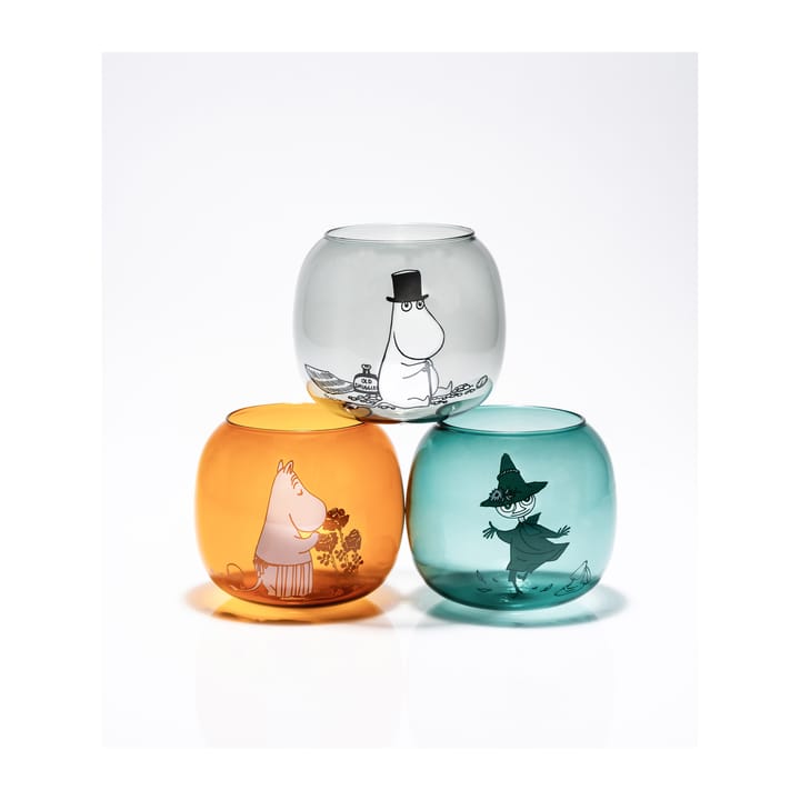 Photophore Maman Moumine 9,5 cm, Ambre Muurla