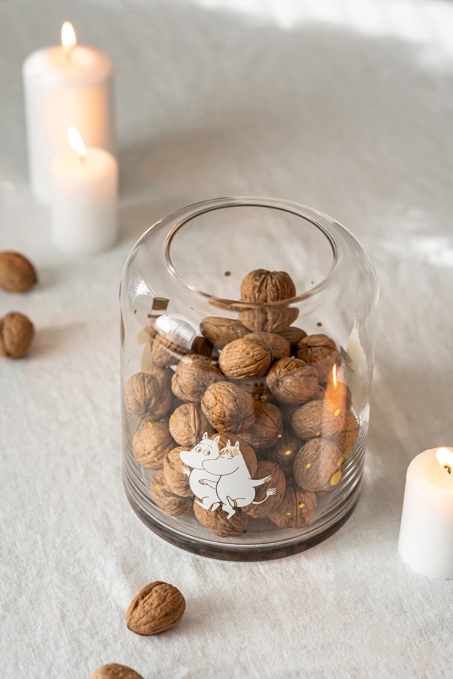 Photophore Moomin 18 cm, Sparkling stars Muurla