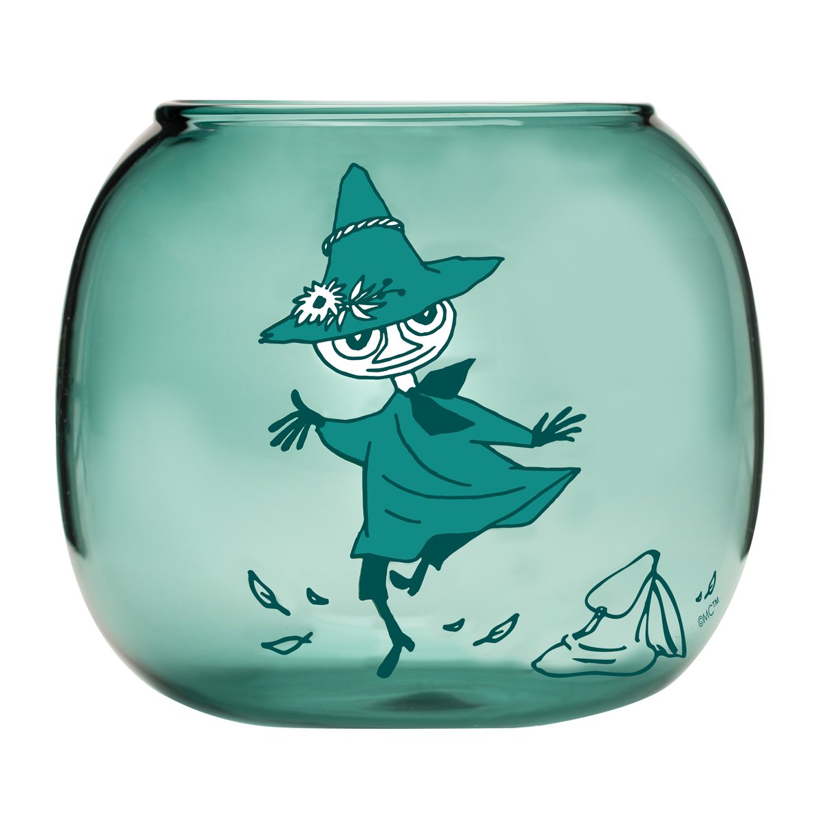 Muurla Photophore Snufkin 9,5 cm Vert | Design Scandinave | Photophores | Vert