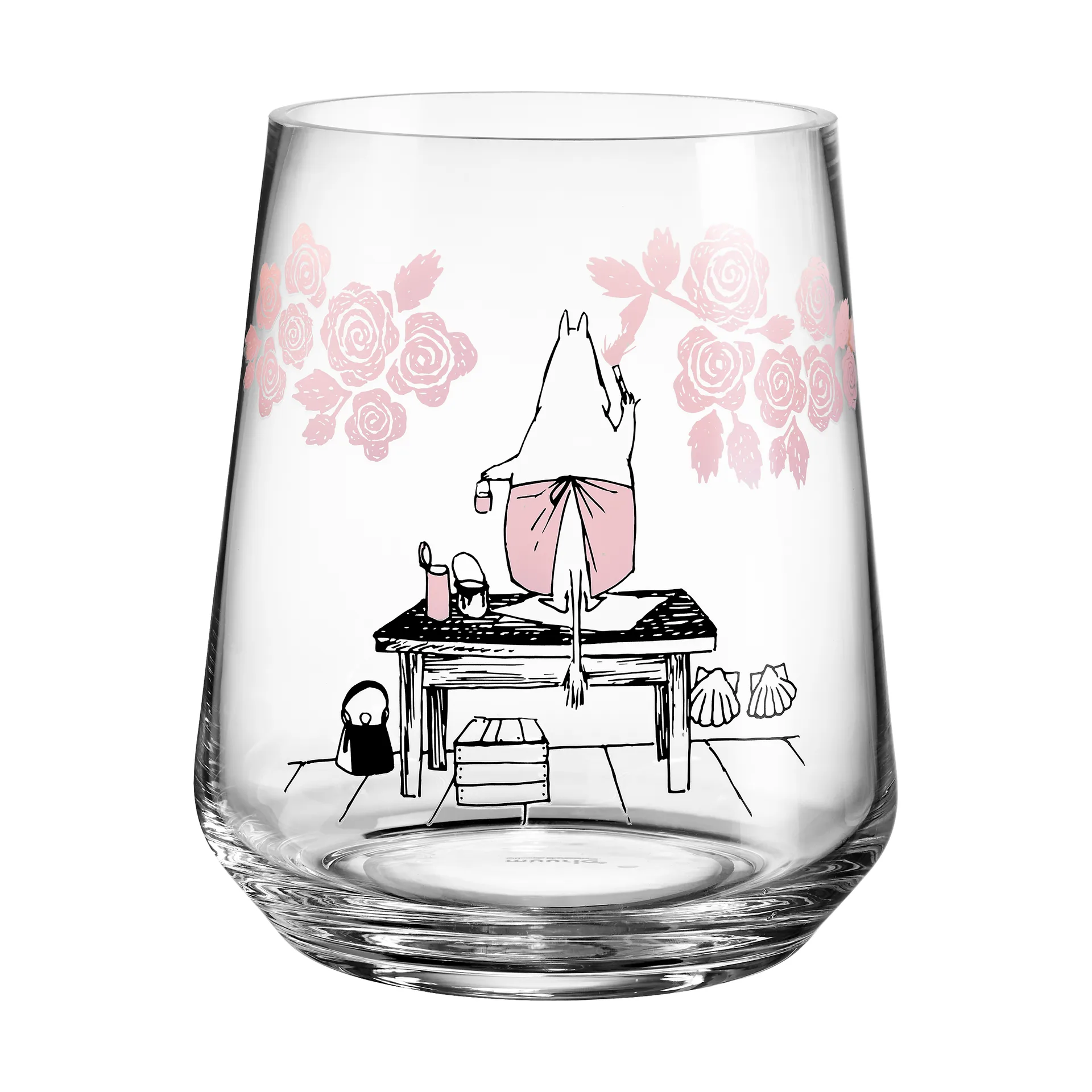 Photophore/vase Moomin Originals 17,5 cm, Roses Muurla