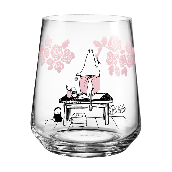Photophore/vase Moomin Originals 17,5 cm - Roses - Muurla