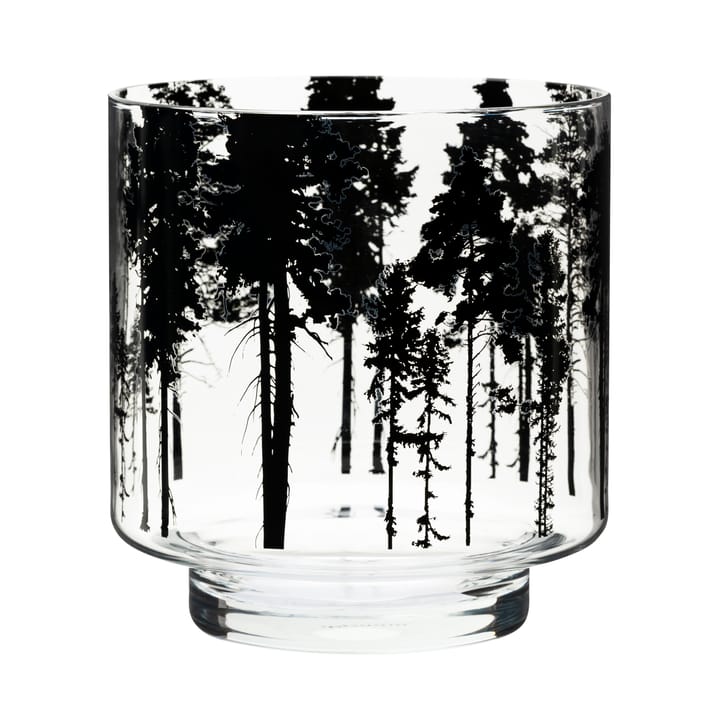 Photophore/Vase Nordic The Forest 17 cm - Transparent-noir - Muurla