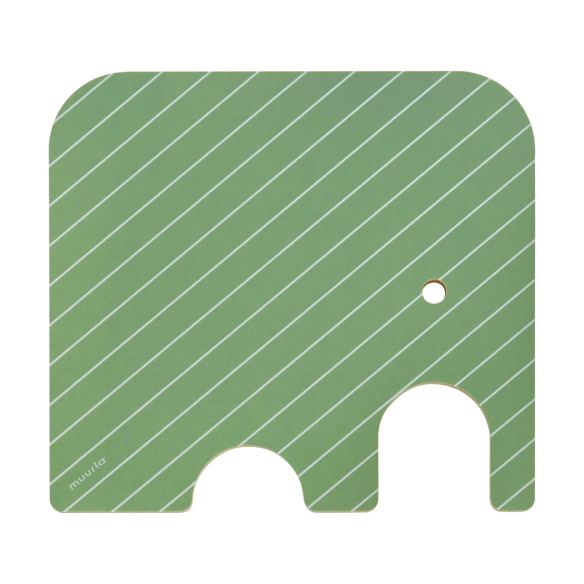 Planche à découper Elephant Chop & Serve S, Green Muurla