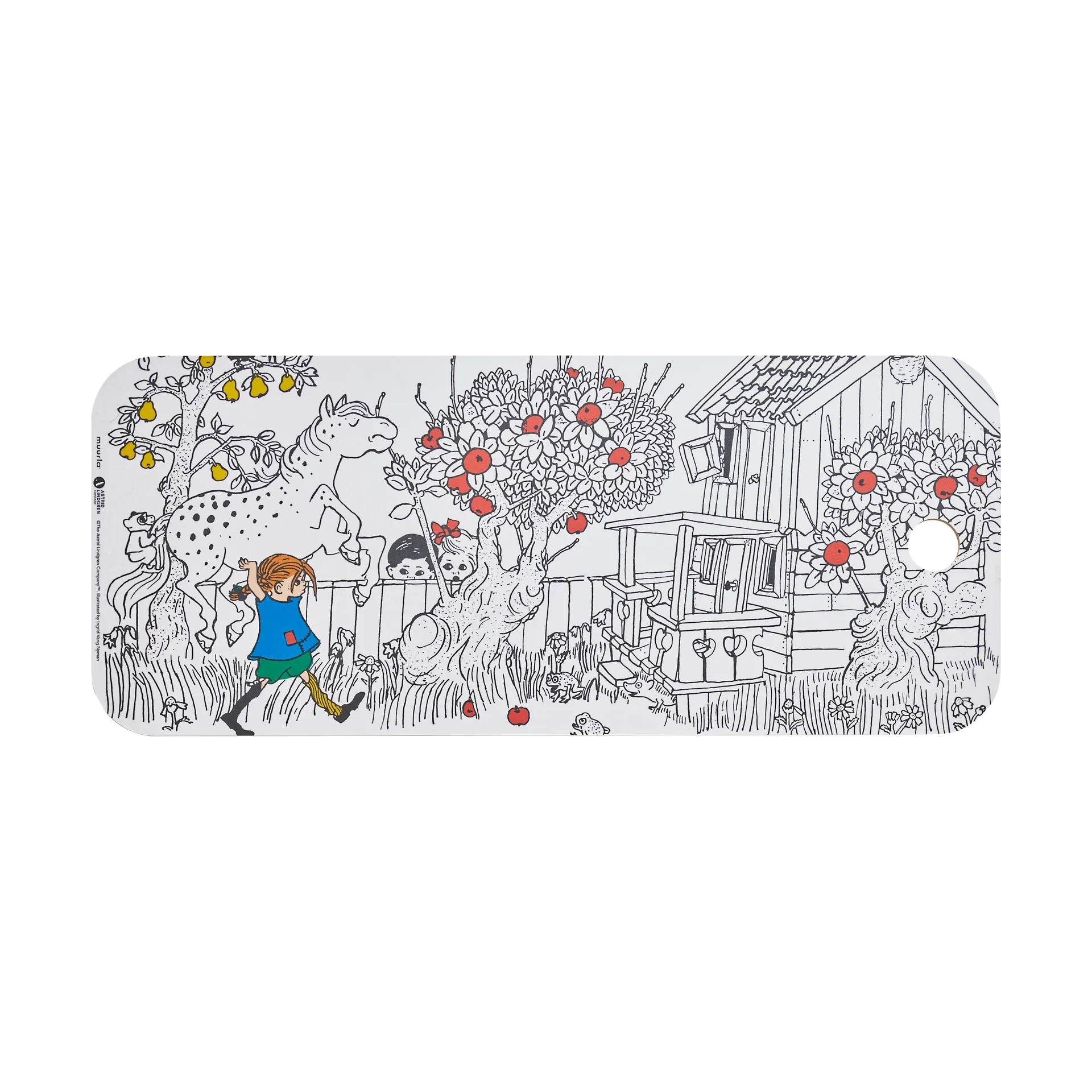 Planche à découper Pippi Chop & Serve 18x44 , The Way Home Muurla