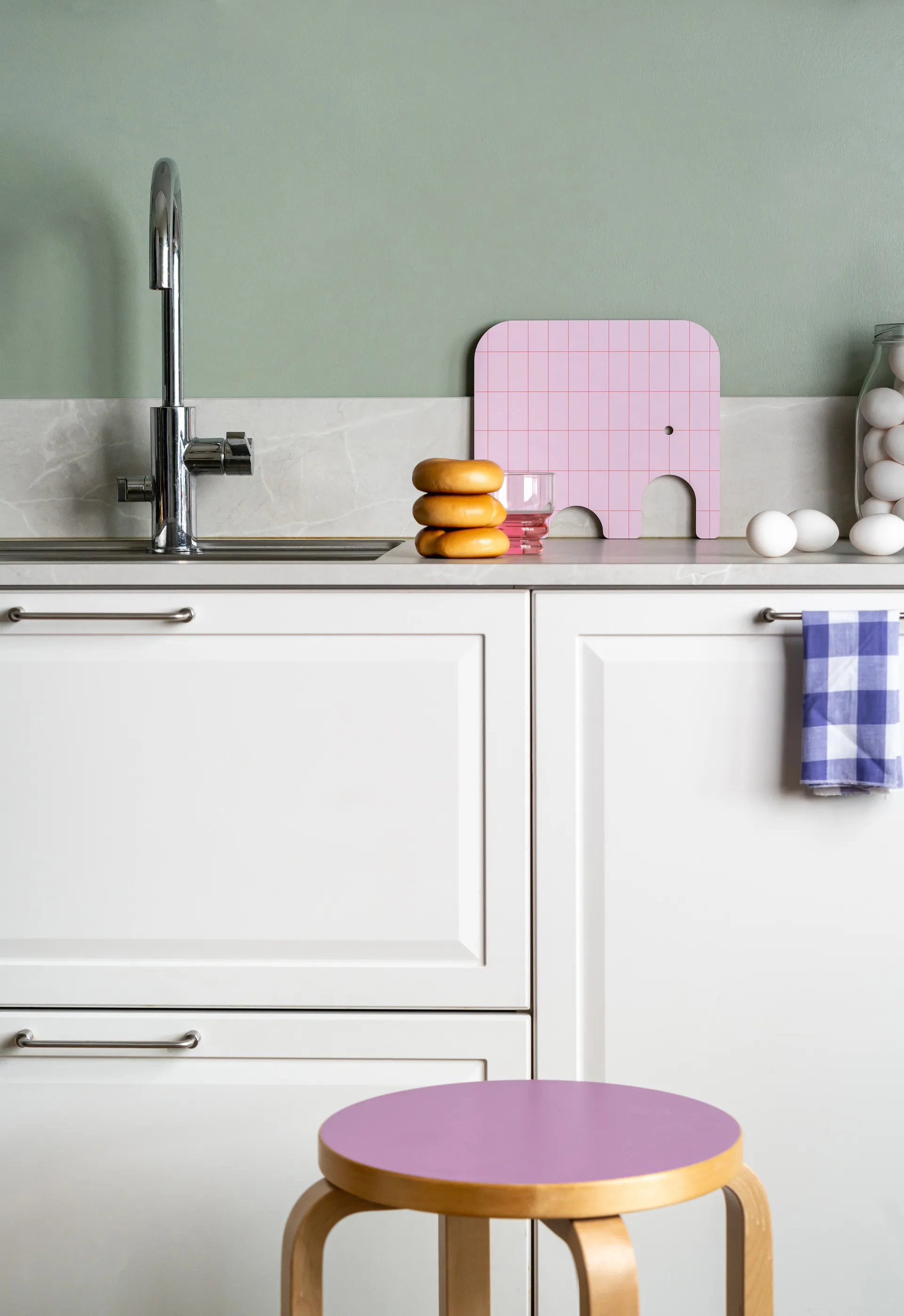 Planche à découperElephant Chop & Serve M, Pink Muurla