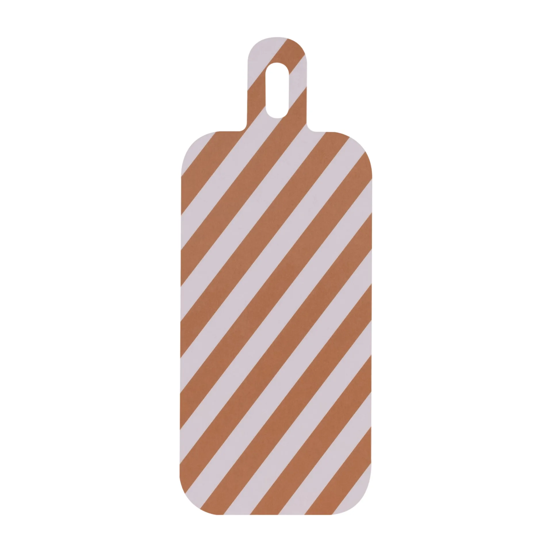 Plateau Checks & Stripes 13x33 cm, Ambre-gris Muurla
