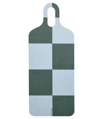 Plateau Checks & Stripes 13x33 cm - Brown-pink-green - Muurla