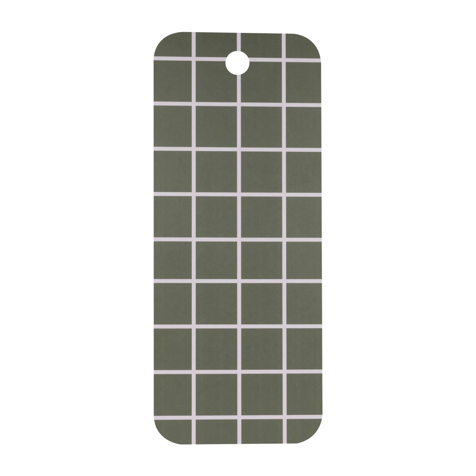 Plateau Checks & Stripes 18x44 cm, Vert-beige Muurla