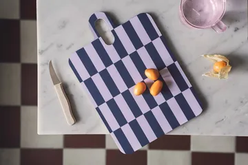 Plateau Checks & Stripes 21x31 cm - Lilac-blue-green - Muurla