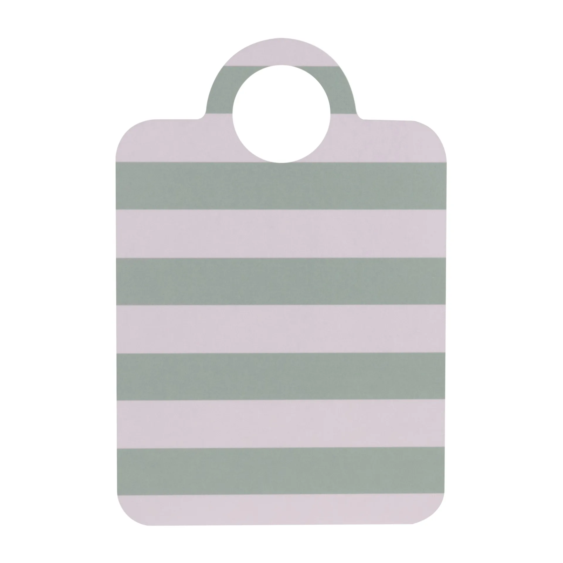 Plateau Checks & Stripes 21x31 cm, Menthe-bleu Muurla