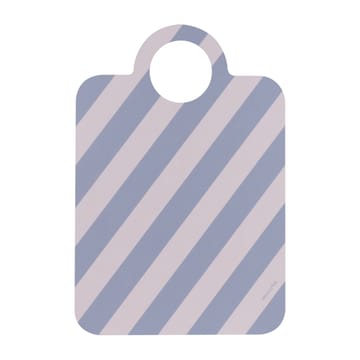 Plateau Checks & Stripes 21x31 cm - Menthe-bleu - Muurla