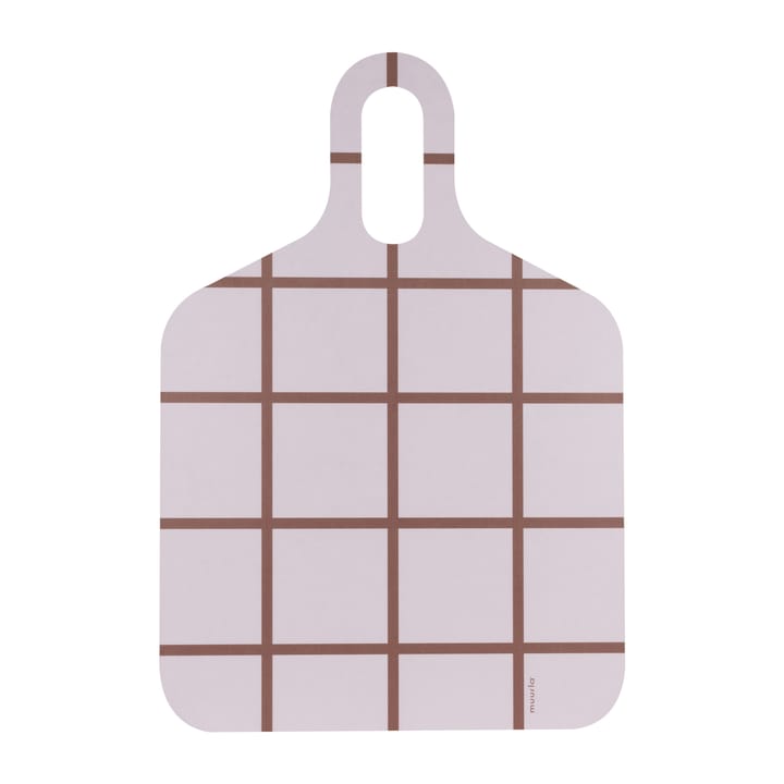 Plateau Checks & Stripes 30x44 cm - Marron-beige - Muurla