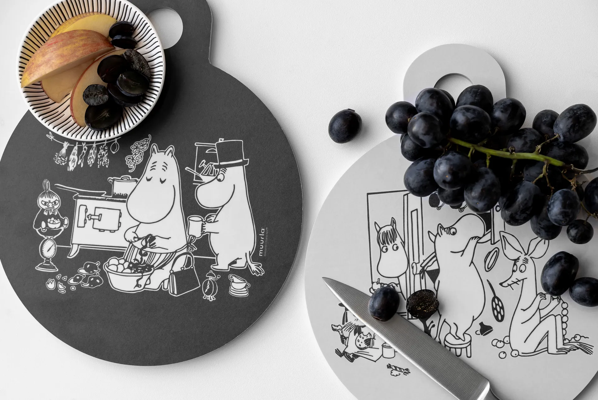 Plateau Chop & Serve In the Kitchen Ø20 cm, Noir Muurla