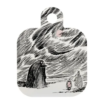 Plateau Chop & Serve Shadows 25x32 cm - Noir - Muurla
