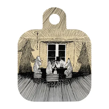 Plateau Chop & Serve Shadows 25x32 cm - Noir - Muurla