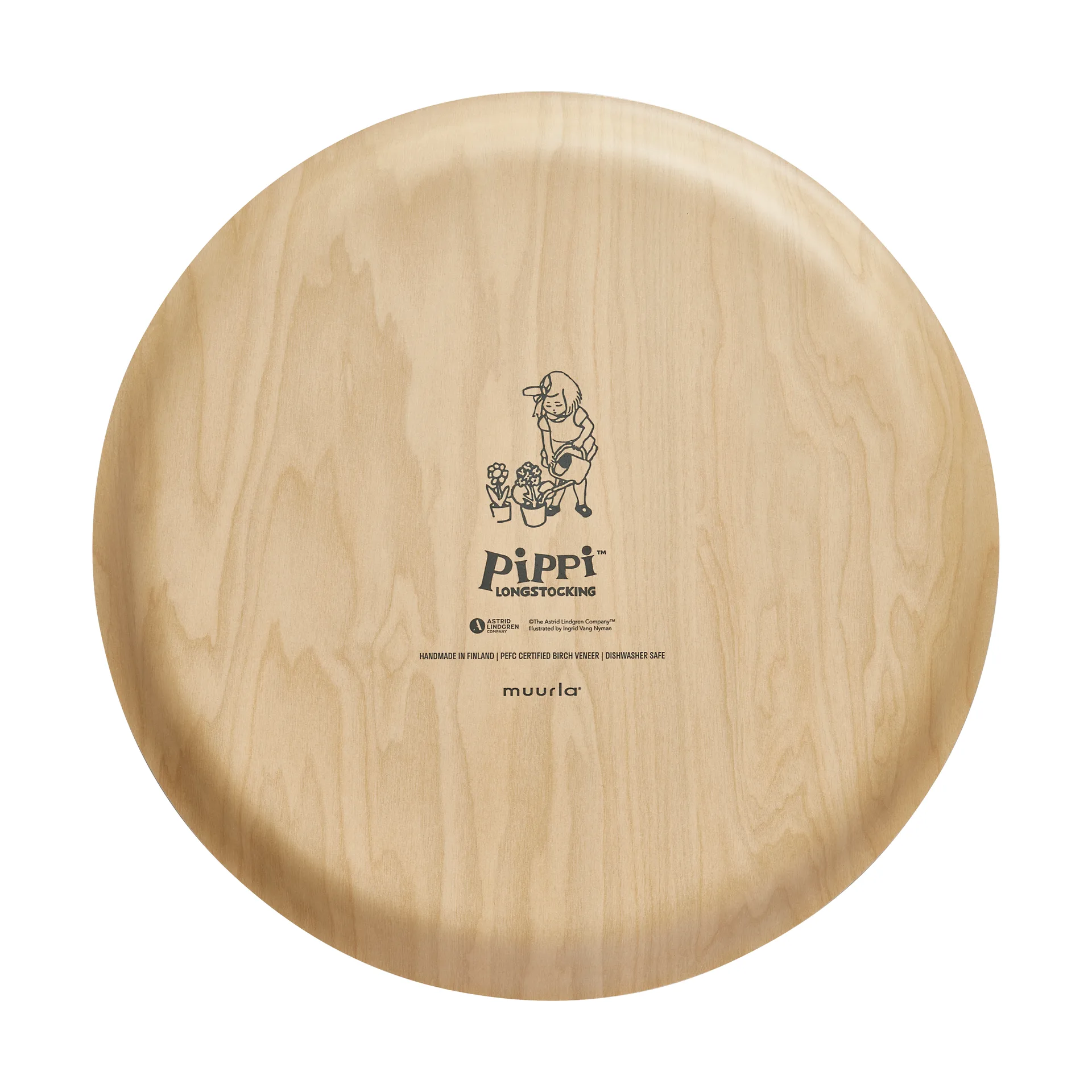 Plateau de service Pippi Ø35 cm, Villa villekulla Muurla