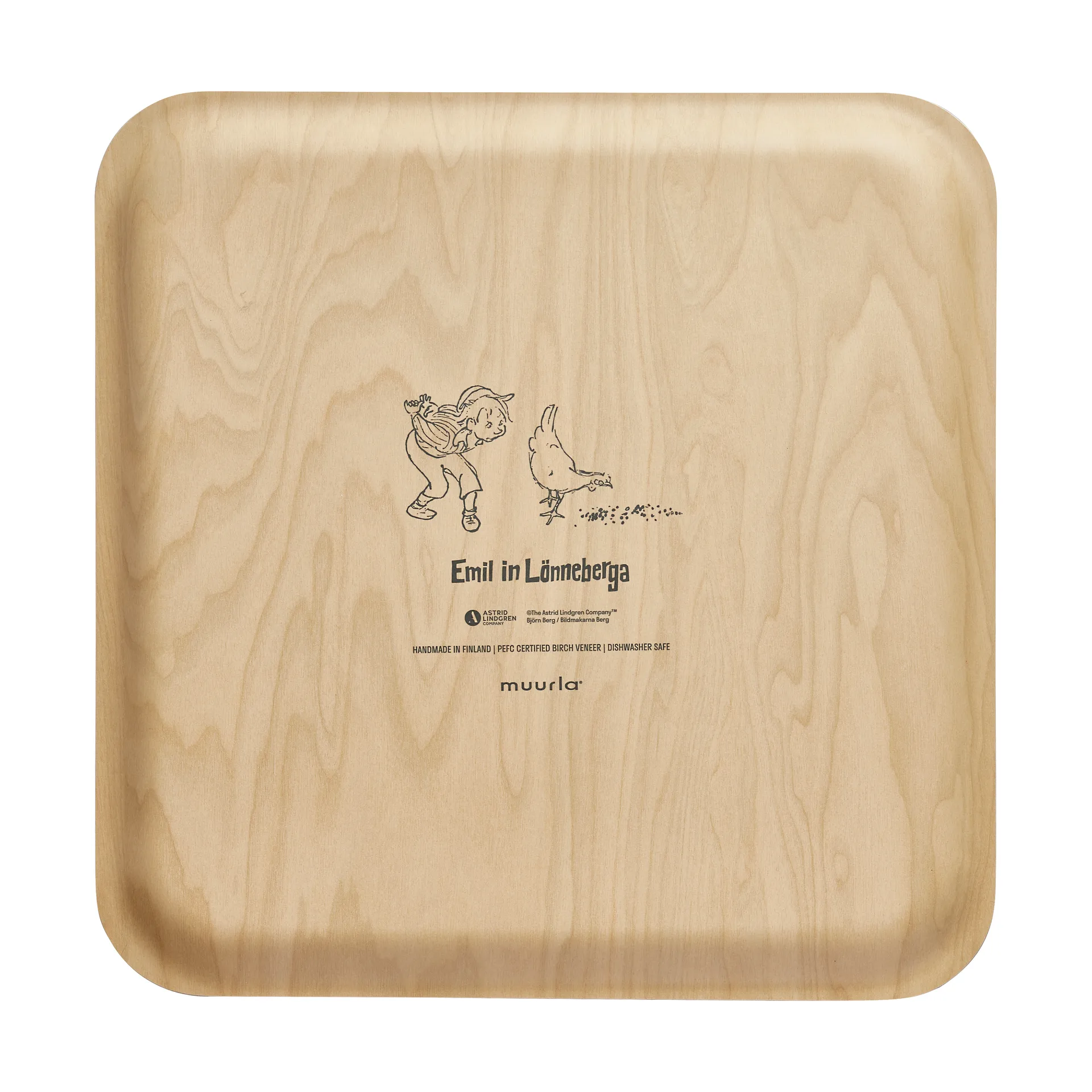 Plateau Emil 33x33 cm, Cluck Cluck Muurla