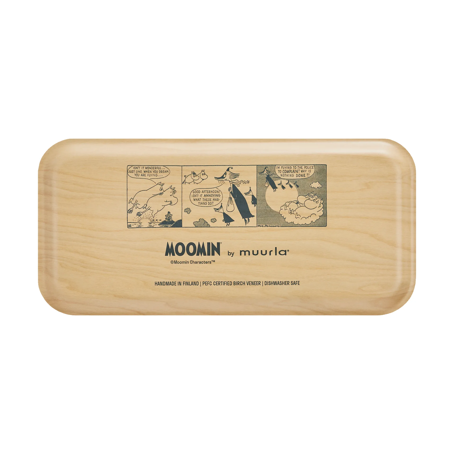 Plateau Moomin 13x27 cm, In the clouds Muurla