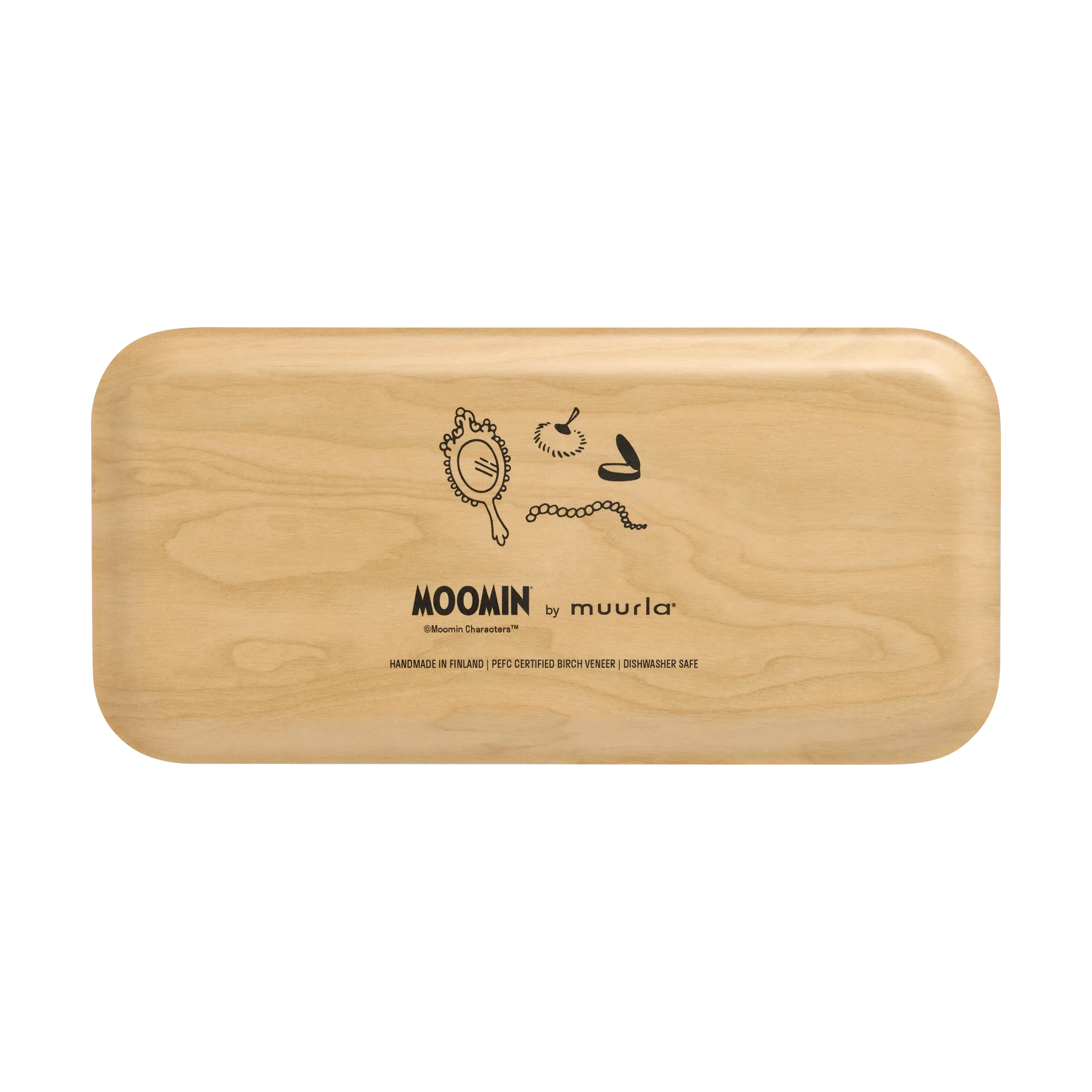 Plateau Moomin 13x27 cm, Retro Snorkmaiden Muurla