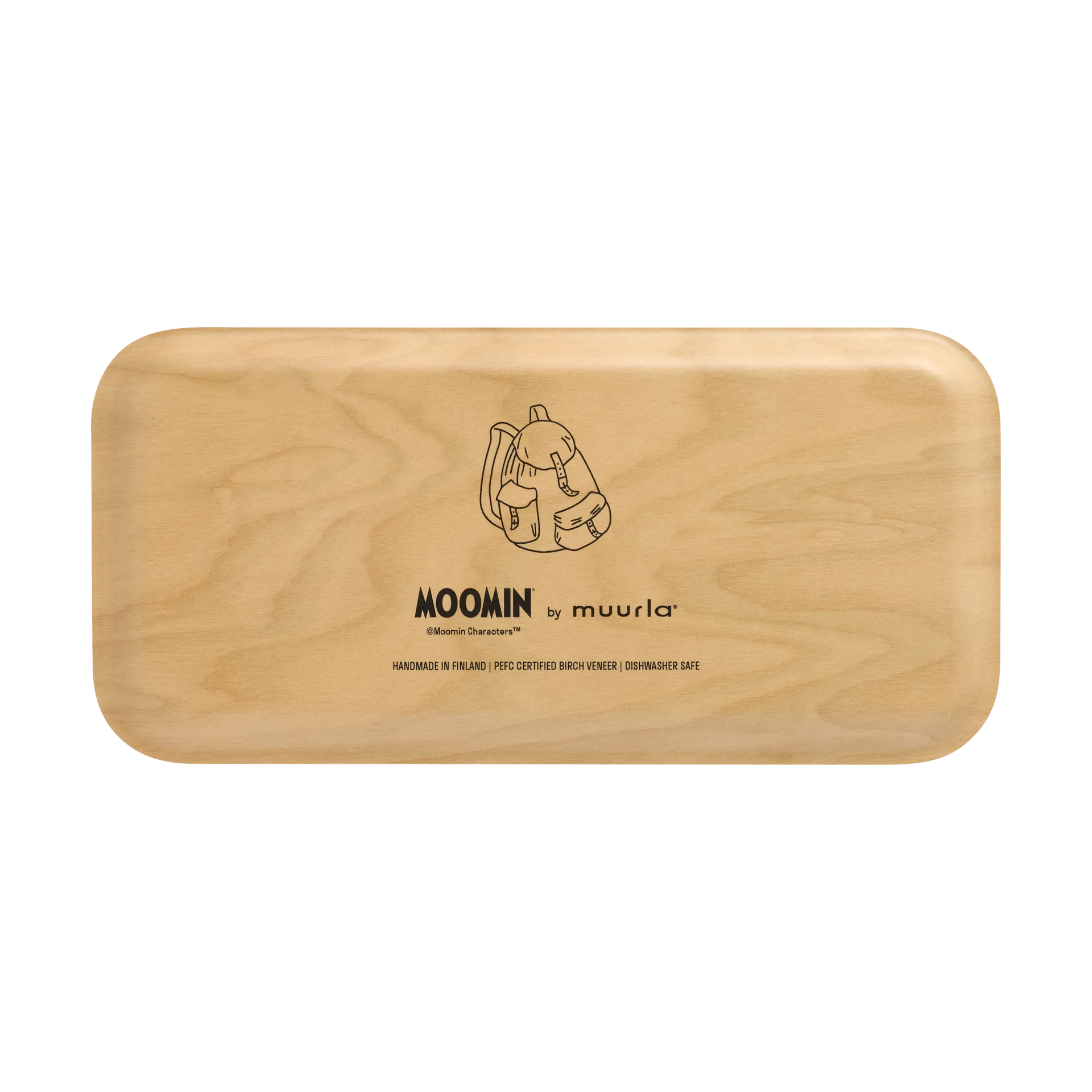 Plateau Moomin 13x27 cm, Retro Snufkin Muurla