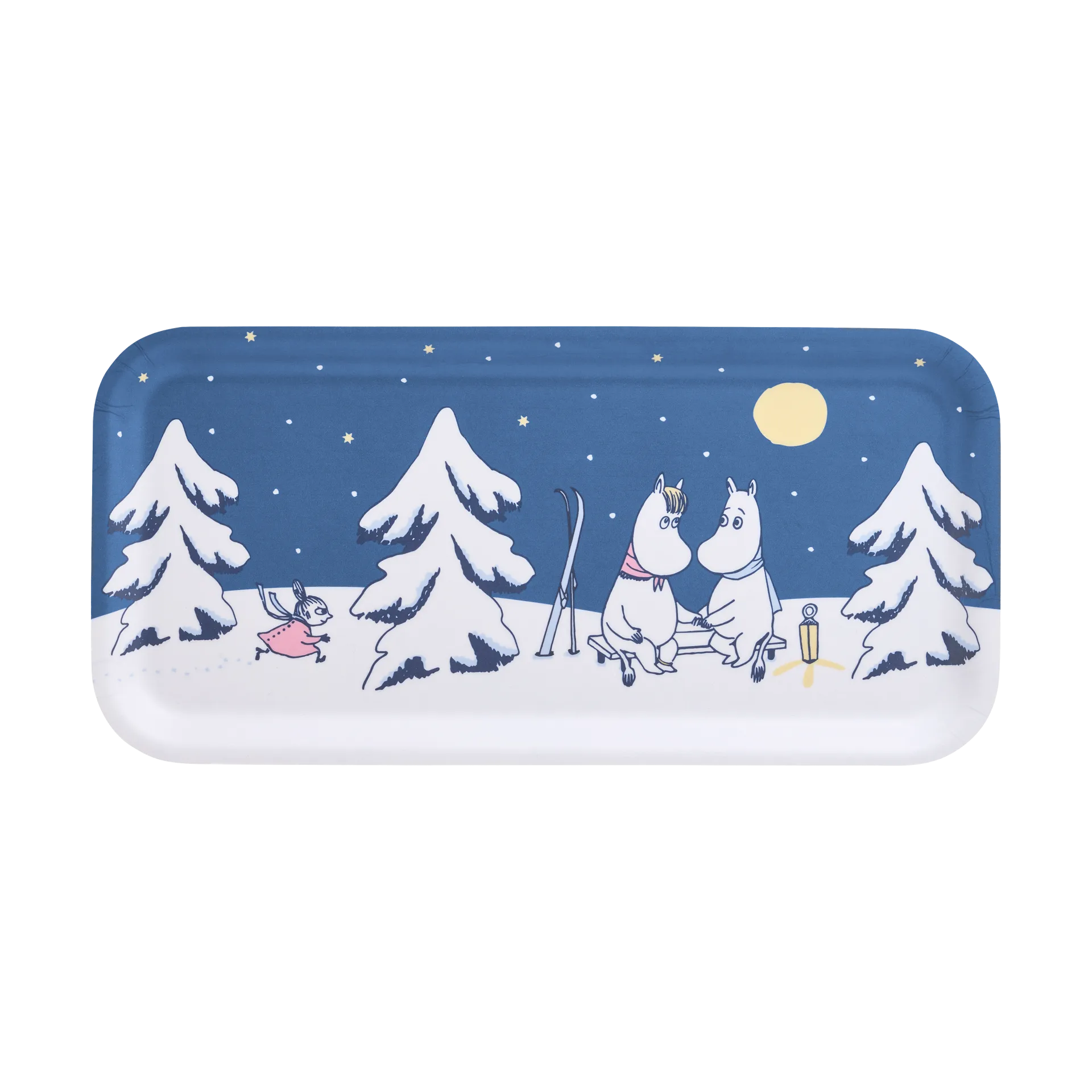 Plateau Moomin 13x27 cm, Starry night Muurla