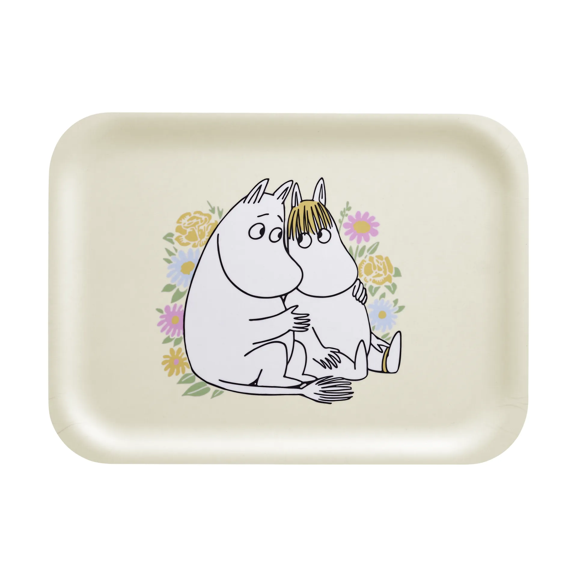 Plateau Moomin 20x27 cm, Flowers Muurla