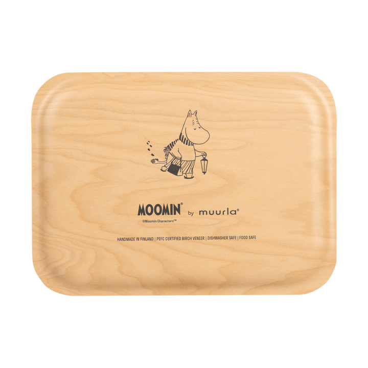 Plateau Moomin 20x27 cm, Let it snow Muurla