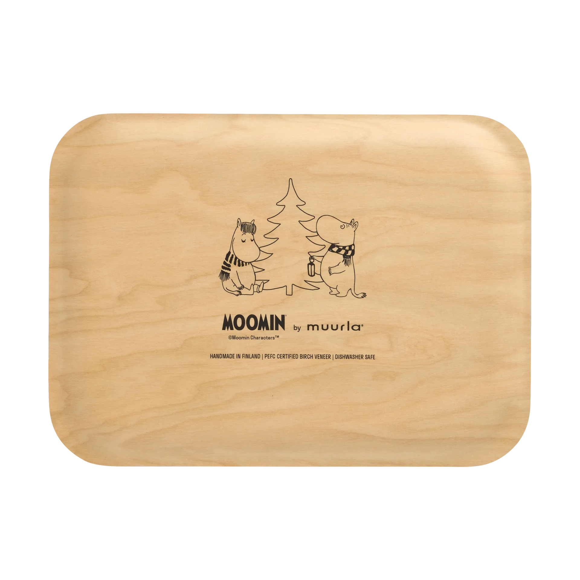 Plateau Moomin 20x27 cm, Snowfall Muurla