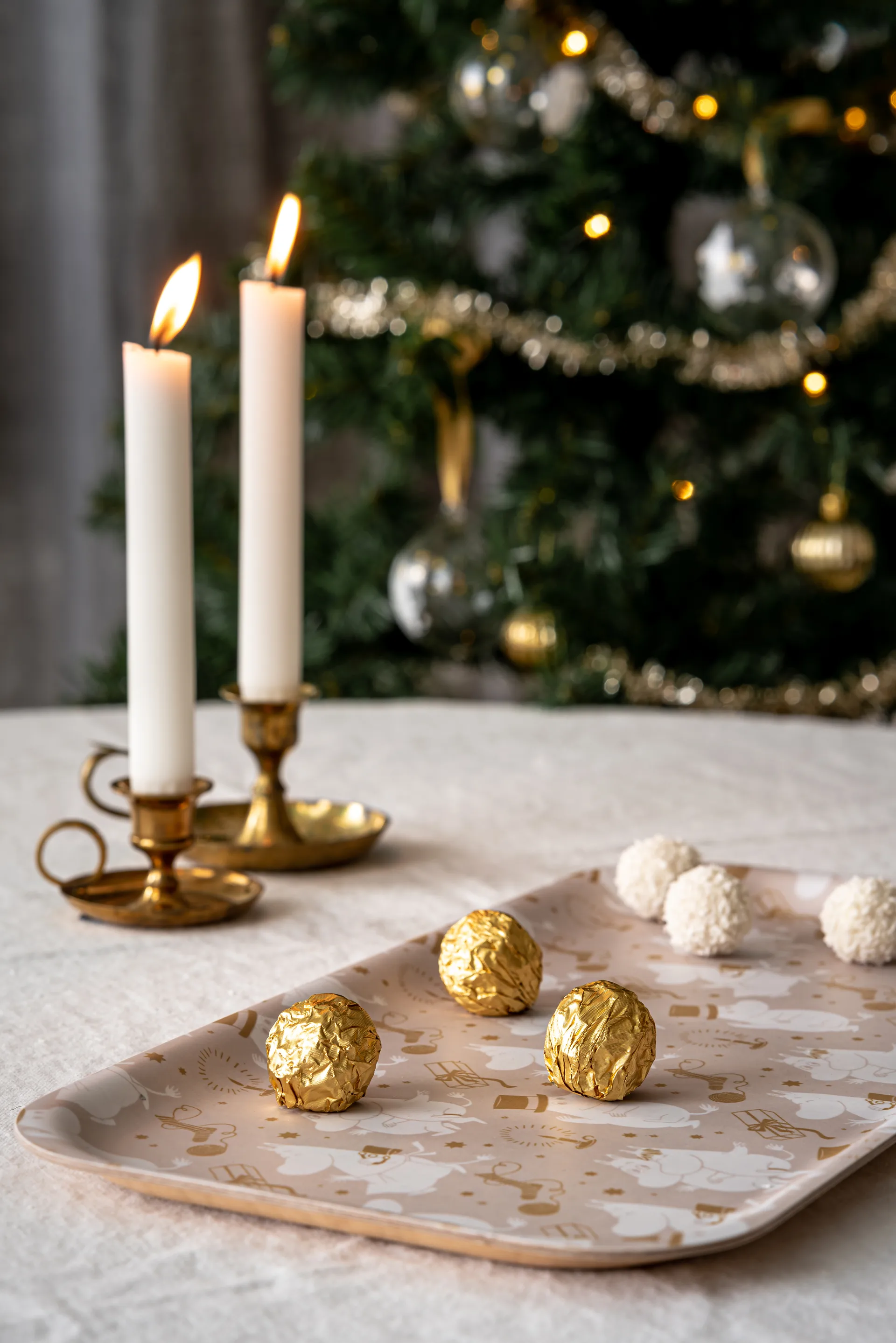 Plateau Moomin 22x43 cm, Sparkling stars Muurla