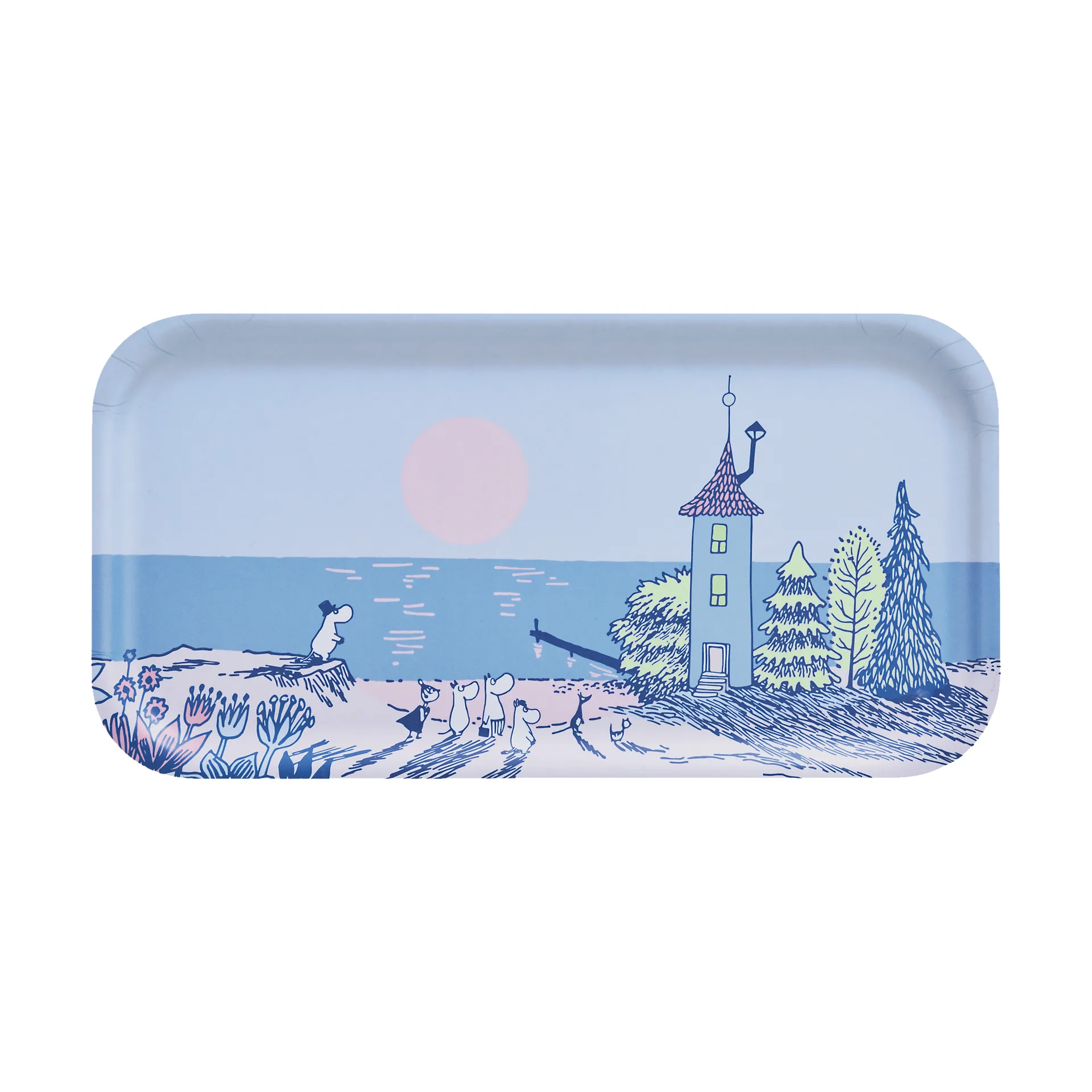 Plateau Moomin 22x43 cm, Sunset Muurla