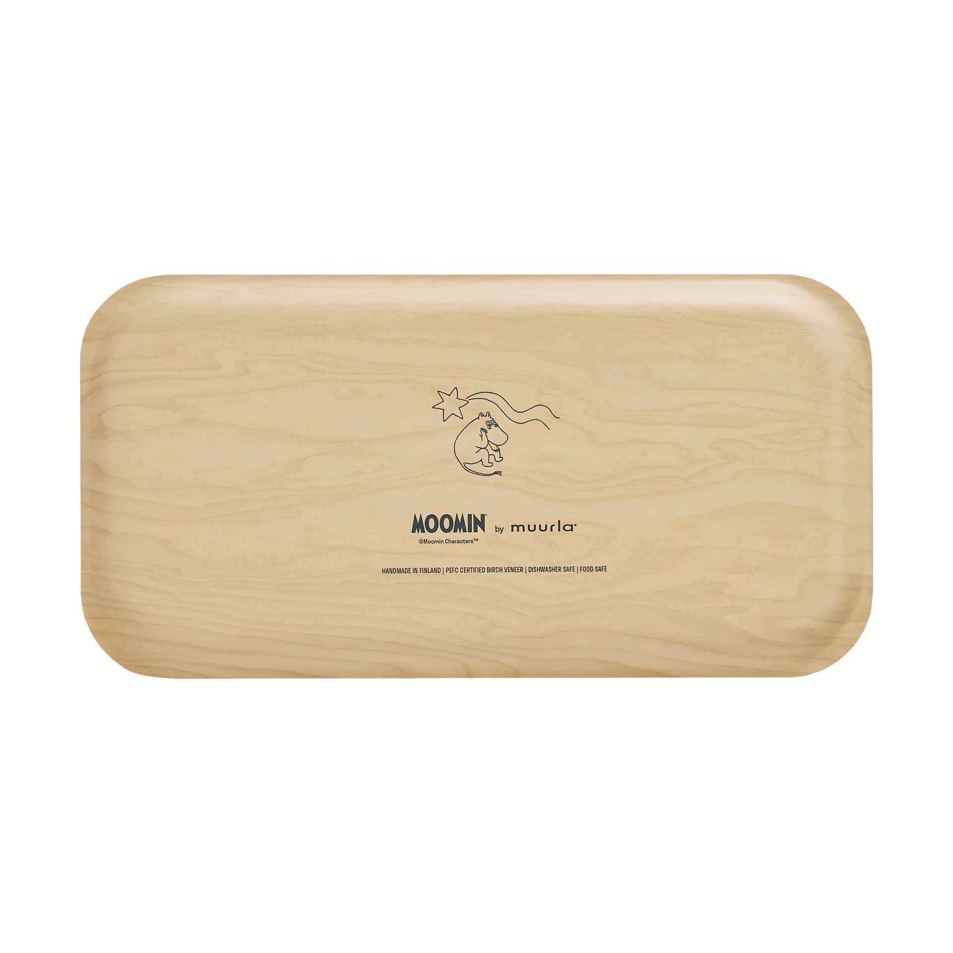 Plateau Moomin 22x43 cm, The rush Muurla