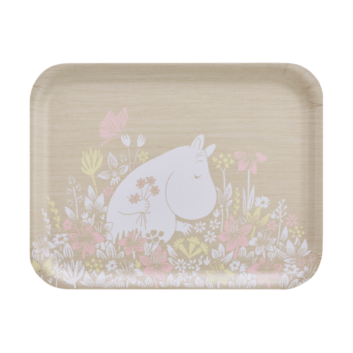 Plateau Moomin 28x36 cm - Flower field - Muurla