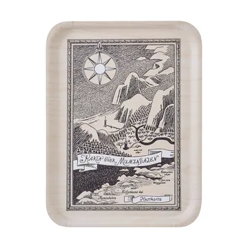 Plateau Moomin 32x42 cm - Swedish Moominvalley map - Muurla