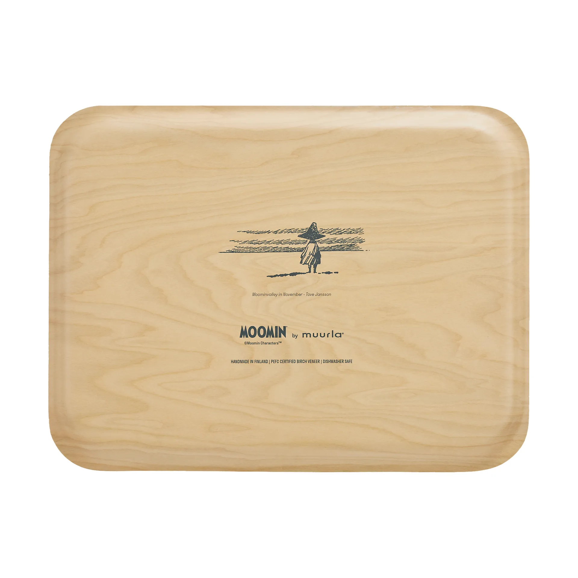 Plateau Moomin 32x42 cm, Swedish Moominvalley map Muurla