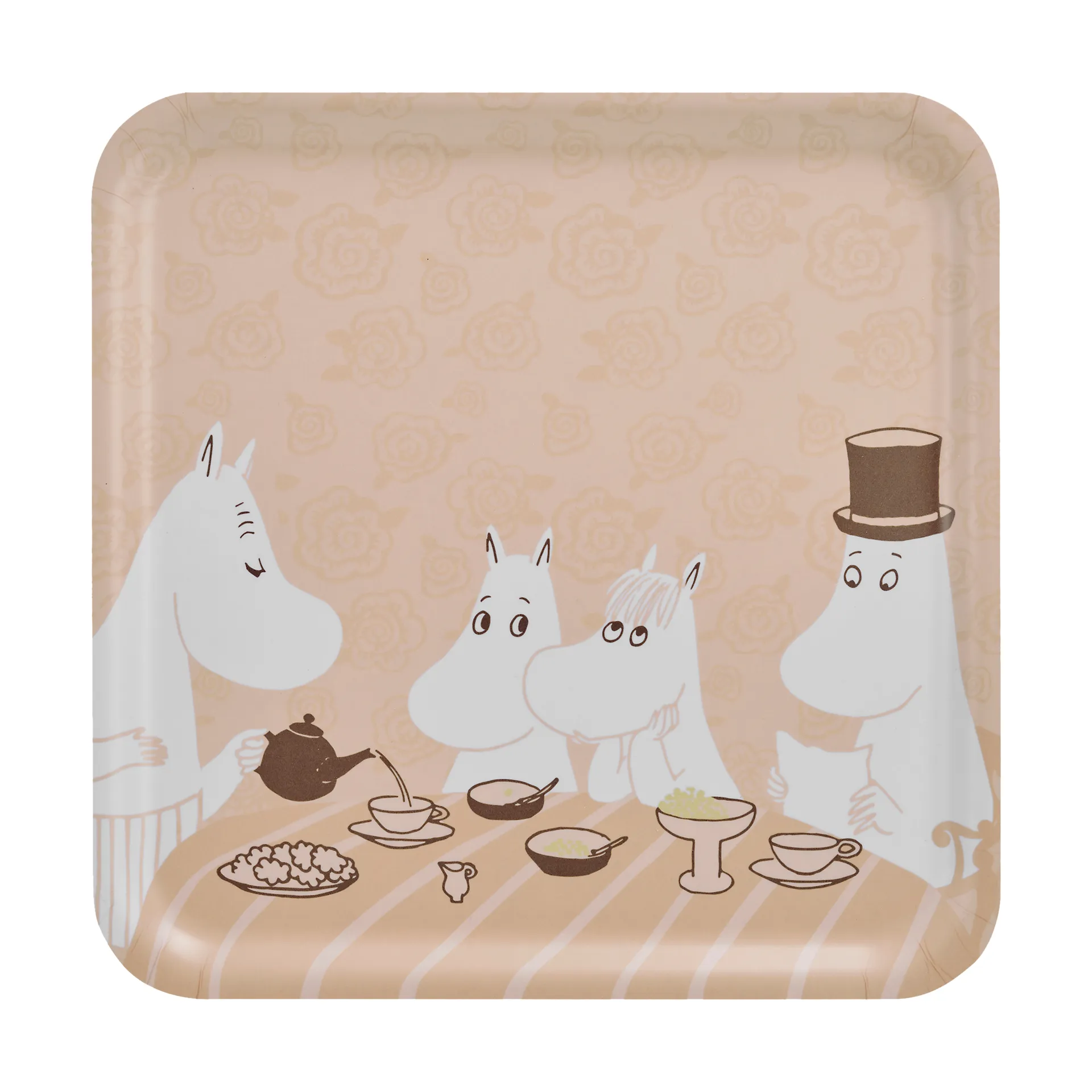 Plateau Moomin 33x33 cm, Coffee time Muurla