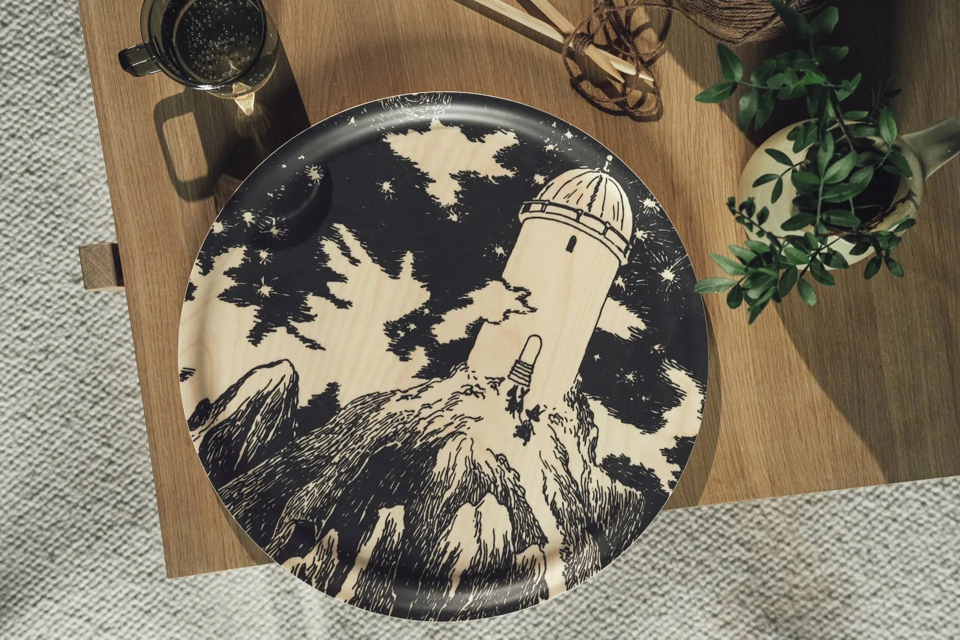 Plateau Moomin Ø40 cm, Observatory Muurla