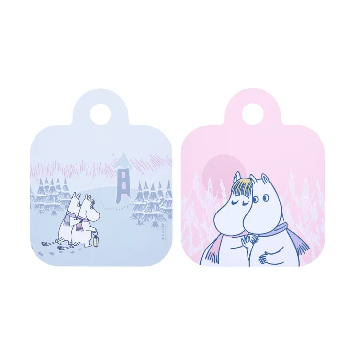 Plateau Mumin Frosty Day Chop & Serve - 20x25 cm - Muurla