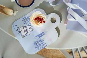 Plateau Mumin Frosty Day Chop & Serve - 20x25 cm - Muurla
