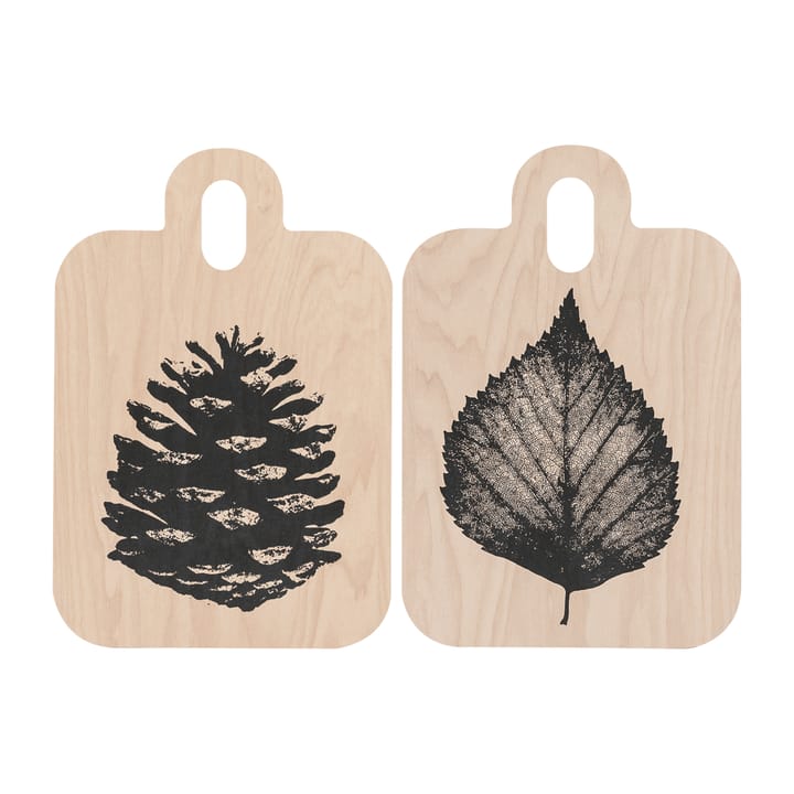 Plateau Nordic Chop & Serve 21x31 cm - The Pine Cone-The Birch Leaf - Muurla