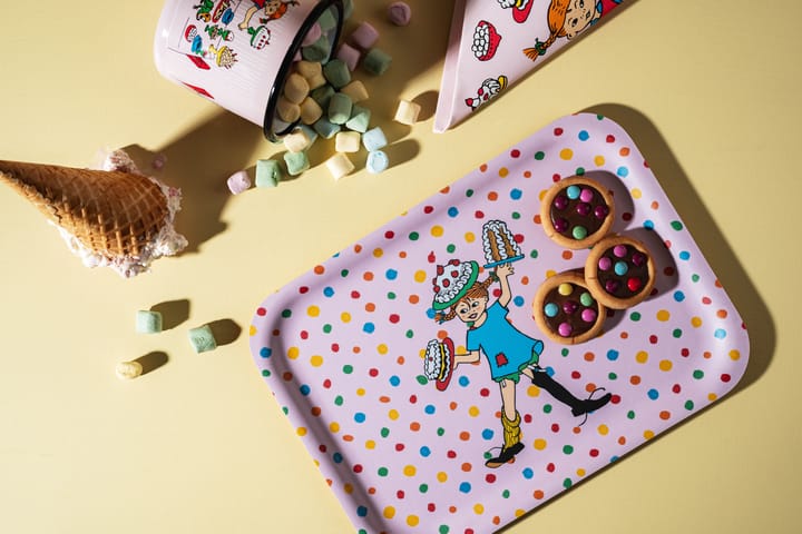 Plateau Pippi 20x27 cm, Anniversaire Muurla